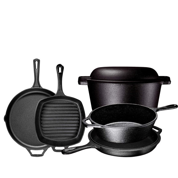 Bruntmor 6 Piece Cast Iron Cookware Set Wayfair